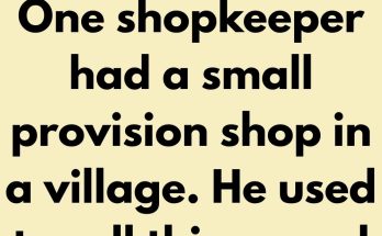 One shopkeeper had a small provision shop in a village. He used to sell things and keep accounts in an account book. When this shopkeeper's son was a kid, he used to come to the shop and play. There was a tree in front of the shop where a crow was sitting and making noise "Craw..Craw..".