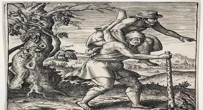 The Lame Man The Blind Man 2 - Aesop ‣ The Lame Man & The Blind Man