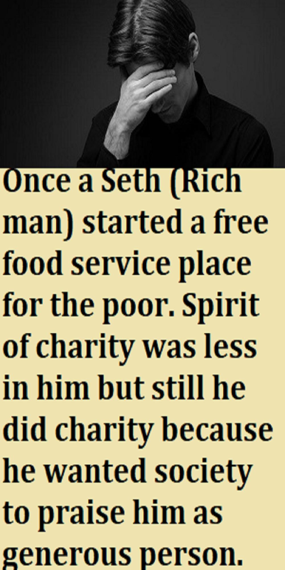 Free Food Service by Rich Man 2 - Story